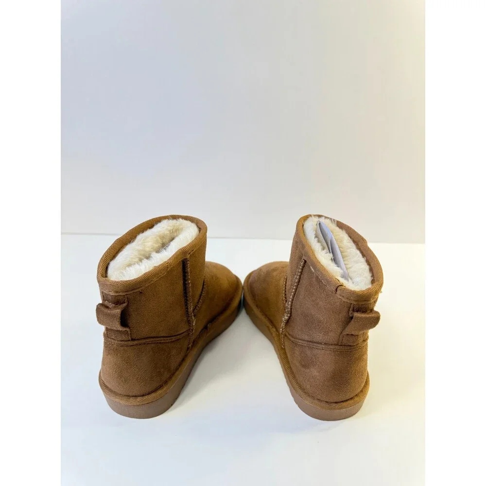 Kids Boots Chestnut Brown Suede US 10